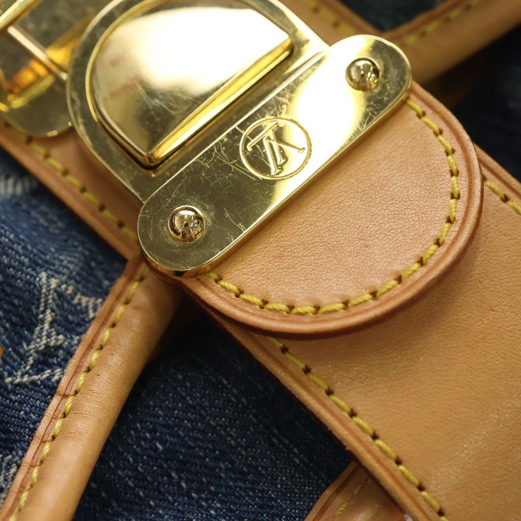 LOUIS VUITTON (ルイヴィトン) モノグラムデニム プリーティ