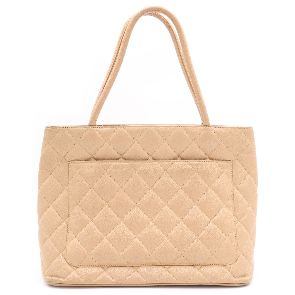 CHANEL (シャネル) 復刻トート トートバッグ ハンドバッグ ベージュ