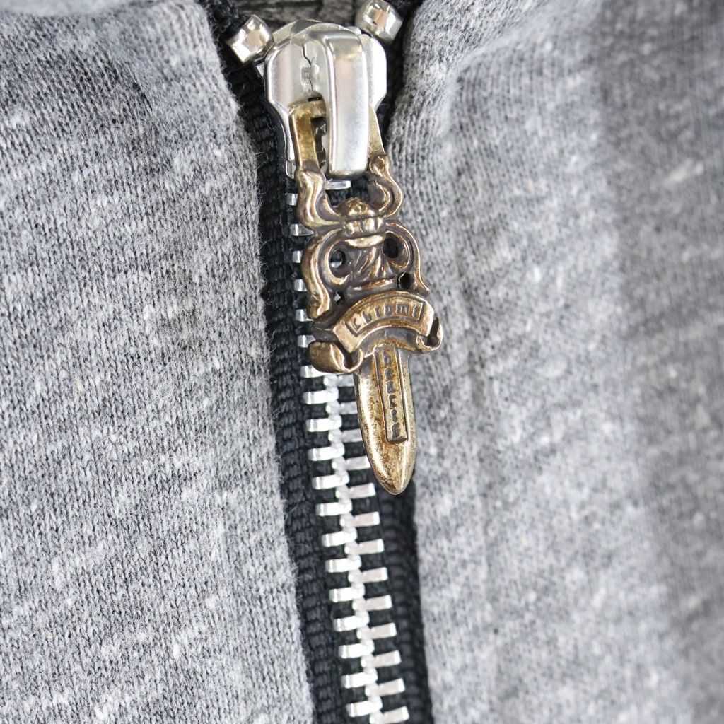 CHROME HEARTS (クロムハーツ) SWTSHRT HD ZIP バックフレアニー 
