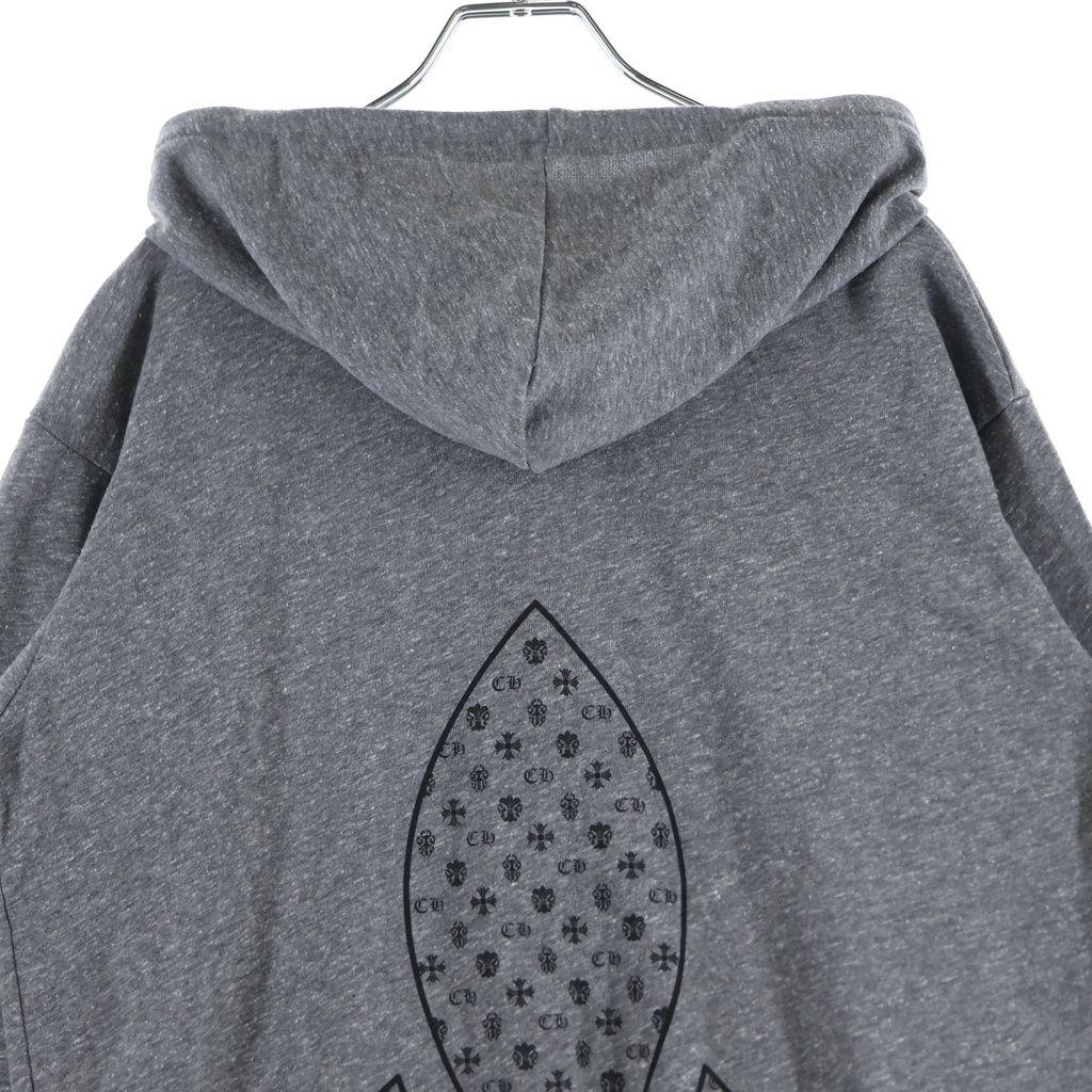 CHROME HEARTS (クロムハーツ) SWTSHRT HD ZIP バックフレアニー