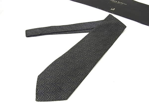 ■新品■未使用■ dunhill ダンヒル シルク100% 総柄 ネクタイ ビジネス 紳士 メンズ グリーン系×ブルー系 DD9815