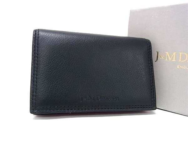 ■新品■未使用■ J&M DAVIDSON ジェイアンドエムデヴィッドソン レザー カードケース カード入れ 名刺入れ ブラック系 BT5929 13,695円