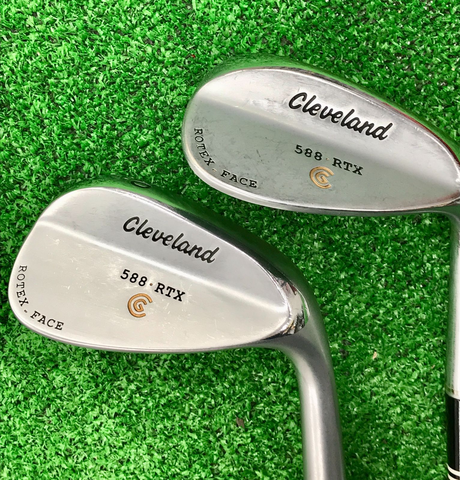 2本セット!!【中古】クリーブランド／588・RTX クロム／50°・56