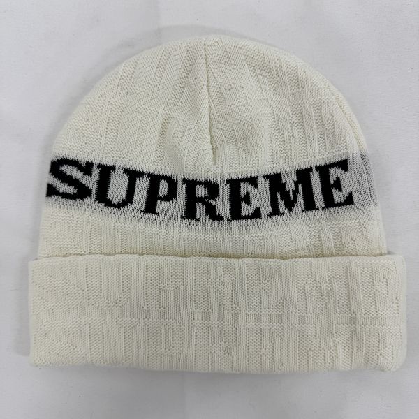 Supreme/シュプリーム 【14AW】Jacquard Logo Beanie ジャガード ロゴ