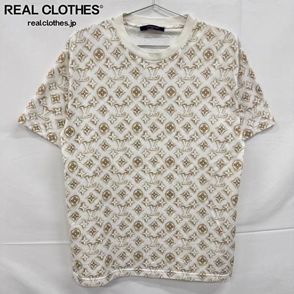 【JPタグ】LOUIS VUITTON/ルイヴィトン【23AW】モノグラム総柄 クルーネック半袖Tシャツ 1ABJE8 /RM232M NPG HPY15W/L