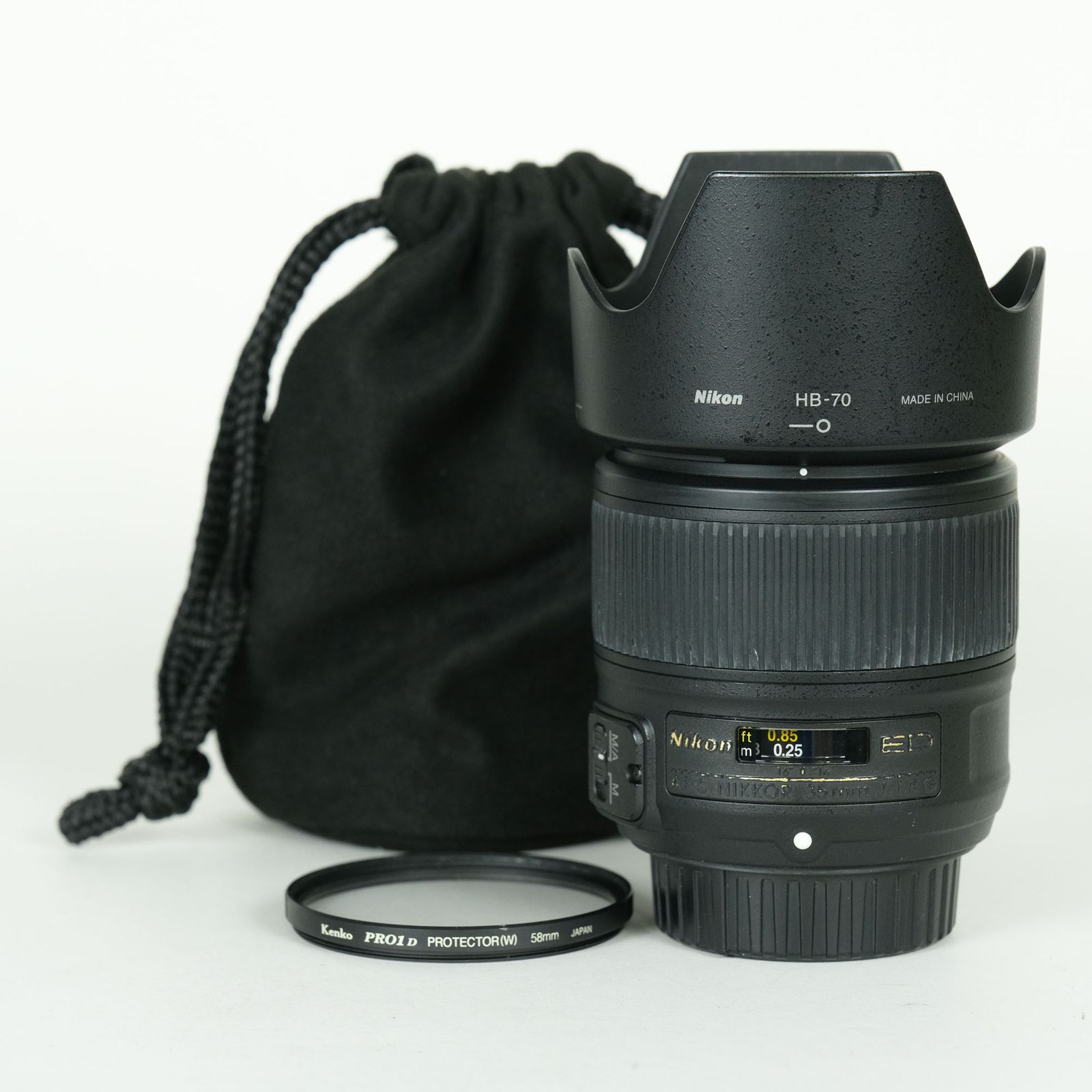 [並品 | フィルター付] Nikon AF-S NIKKOR 35mm f/1.8G ED | Nikon Fマウント