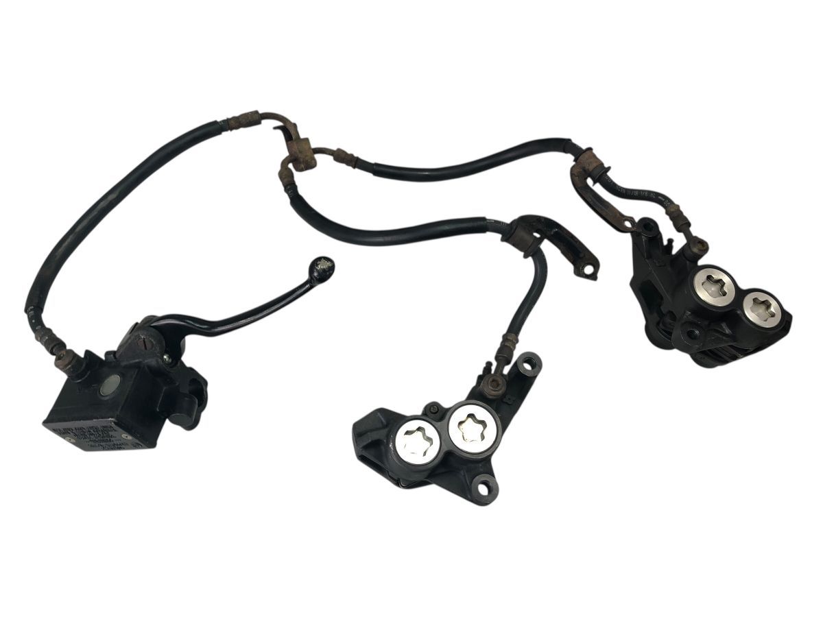 YAMAHA　FZ-1　フェザー　RN17N　逆車　フロントブレーキ　マスター　キャリパー　セット　100ｍｍピッチ　ＯＨにも（中古）2940-N3964