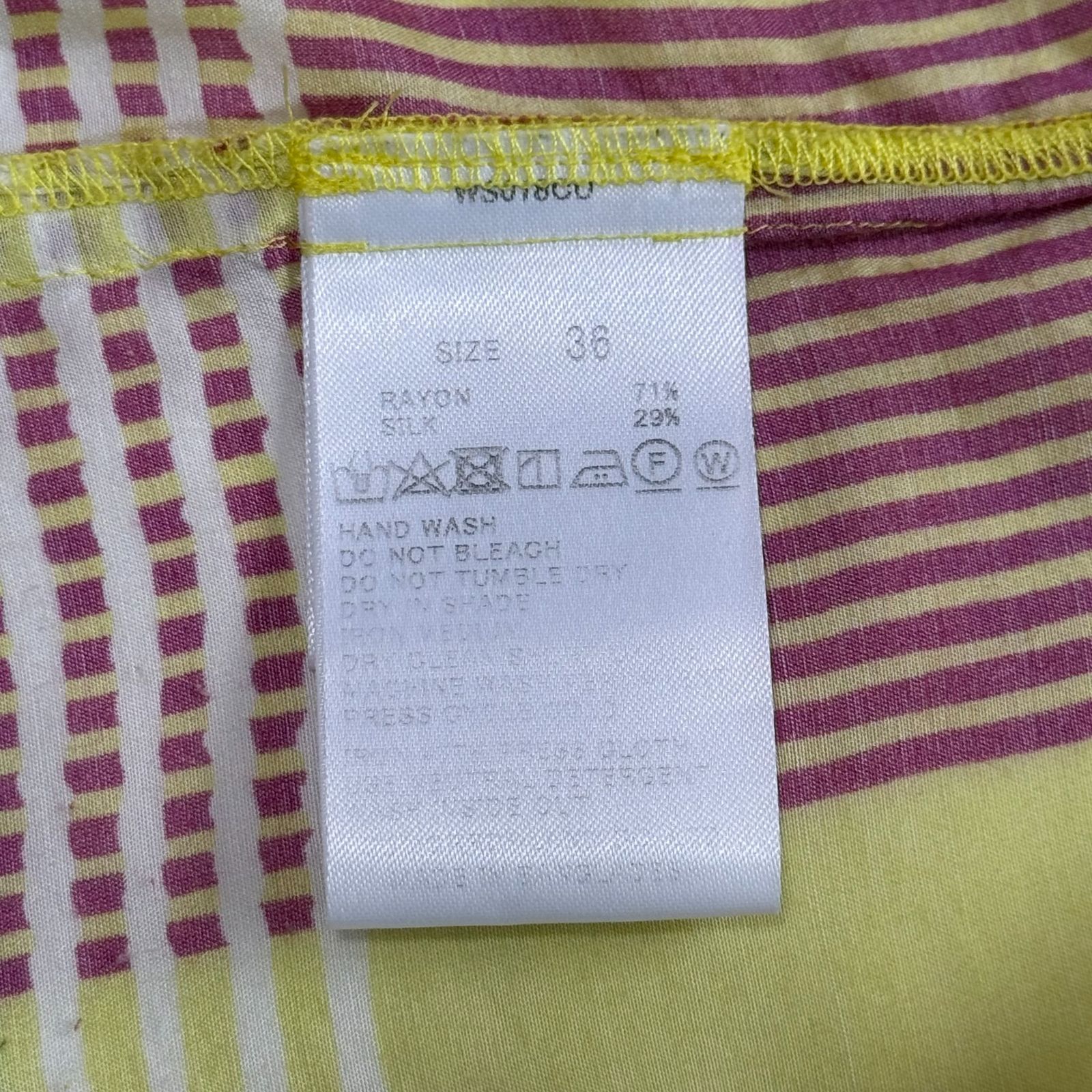 SOULEIADO ソレイアード プリントレーヨン バタフライスリーブブラウス 