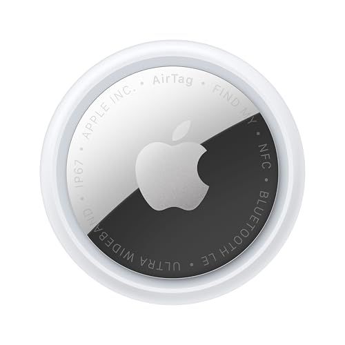 Apple AirTag（第2世代）：紛失防止タグ、音で探せる、耐水 防塵 iPhone/iPad「探す」ネットワーク対応、探せる範囲が最大1.5 倍に広がった「正確な場所を見つける」機能搭載*vj