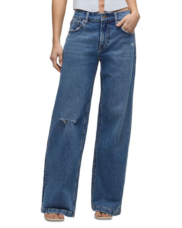 ハドソン レディース ボトムス デニムパンツ ローライズ ジーンズ Hudson Rylee Low Rise Loose Jeans in Radical