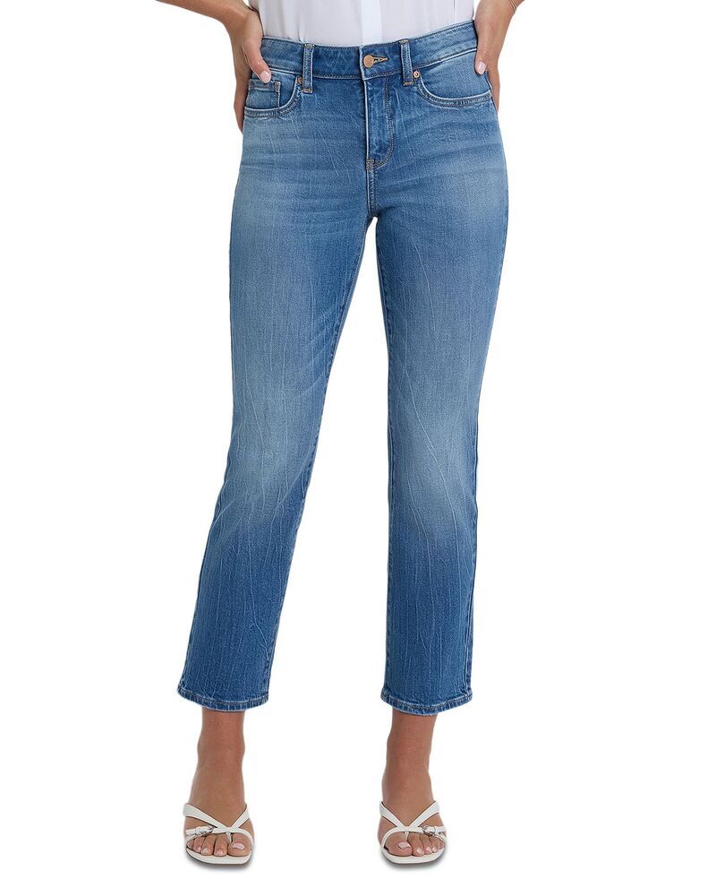 エヌワイディージェイ レディース ボトムス デニムパンツ フラワー柄 アンクル ジーンズ フラワー NYDJ Marilyn Floral Pocket High Rise Straight Ankl