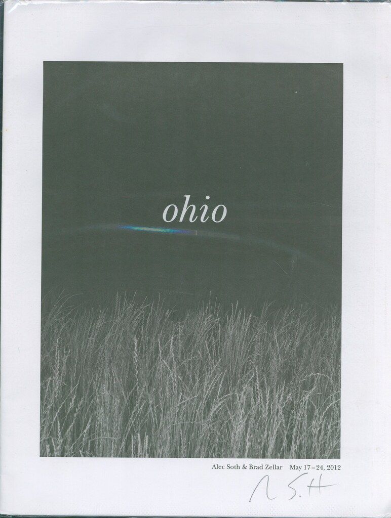 サイン入り Alec Soth / Brad Zella Ohio