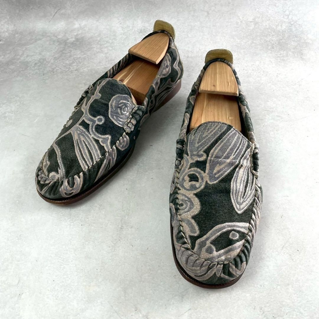 ISSEY MIYAKE MEN Loafer floral Suede
