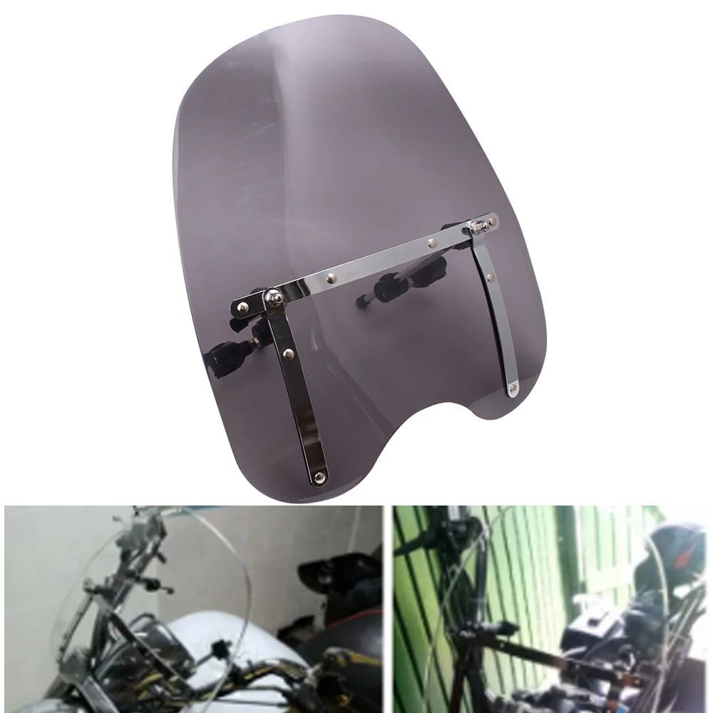 7/8インチ1インチ MOTORCYCLE WINDSHIELD WINDSCREEN HARLEY HONDA OW ACE 750 AERO SPIRIT 1100 DYNA FATBOY YAMAHA
