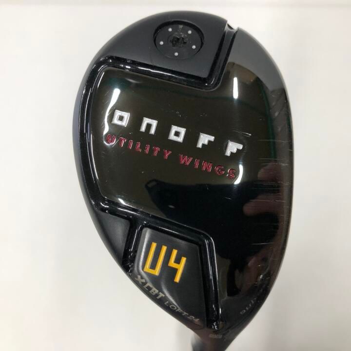 グローブライド　ONOFF UTILITY WINGS KURO 2024　24度　CBT:624I　Sフレックス　ユーティリティ　中古【最短即日発送】