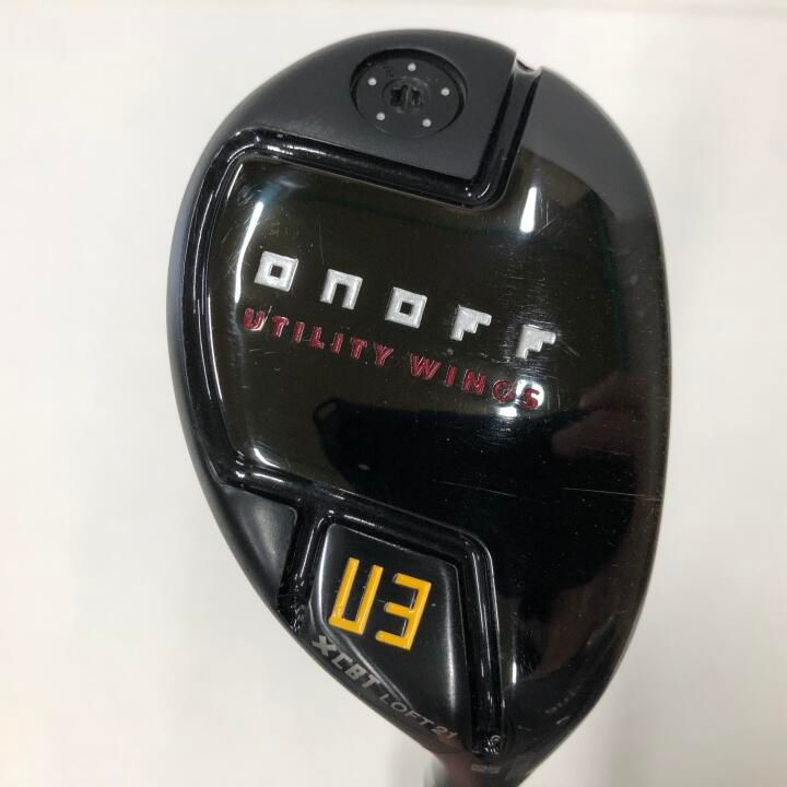 グローブライド　ONOFF UTILITY WINGS KURO 2024　21度　CBT:624I　Sフレックス　ユーティリティ　中古【最短即日発送】