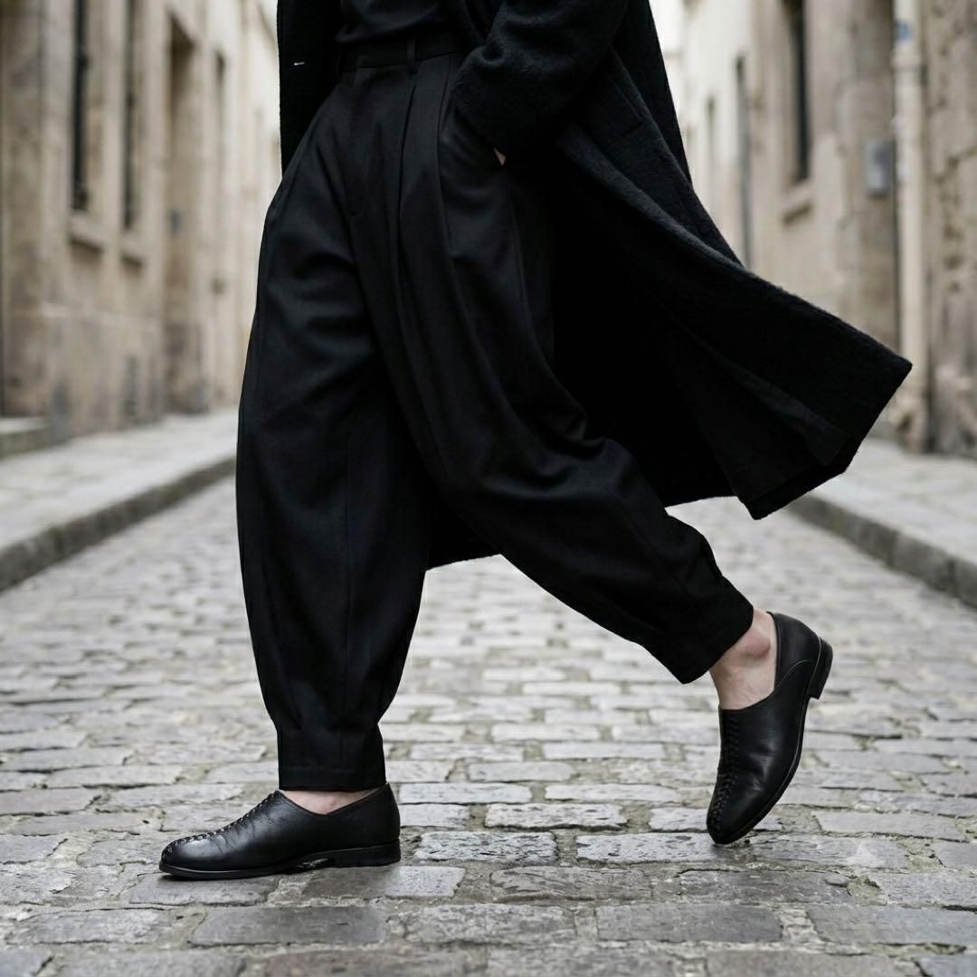 90's ISSEY MIYAKE MEN Slip-on leather 26