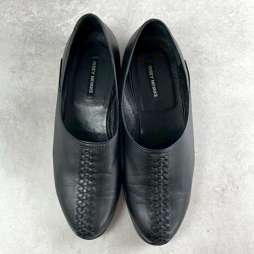 90's ISSEY MIYAKE MEN Slip-on leather 26