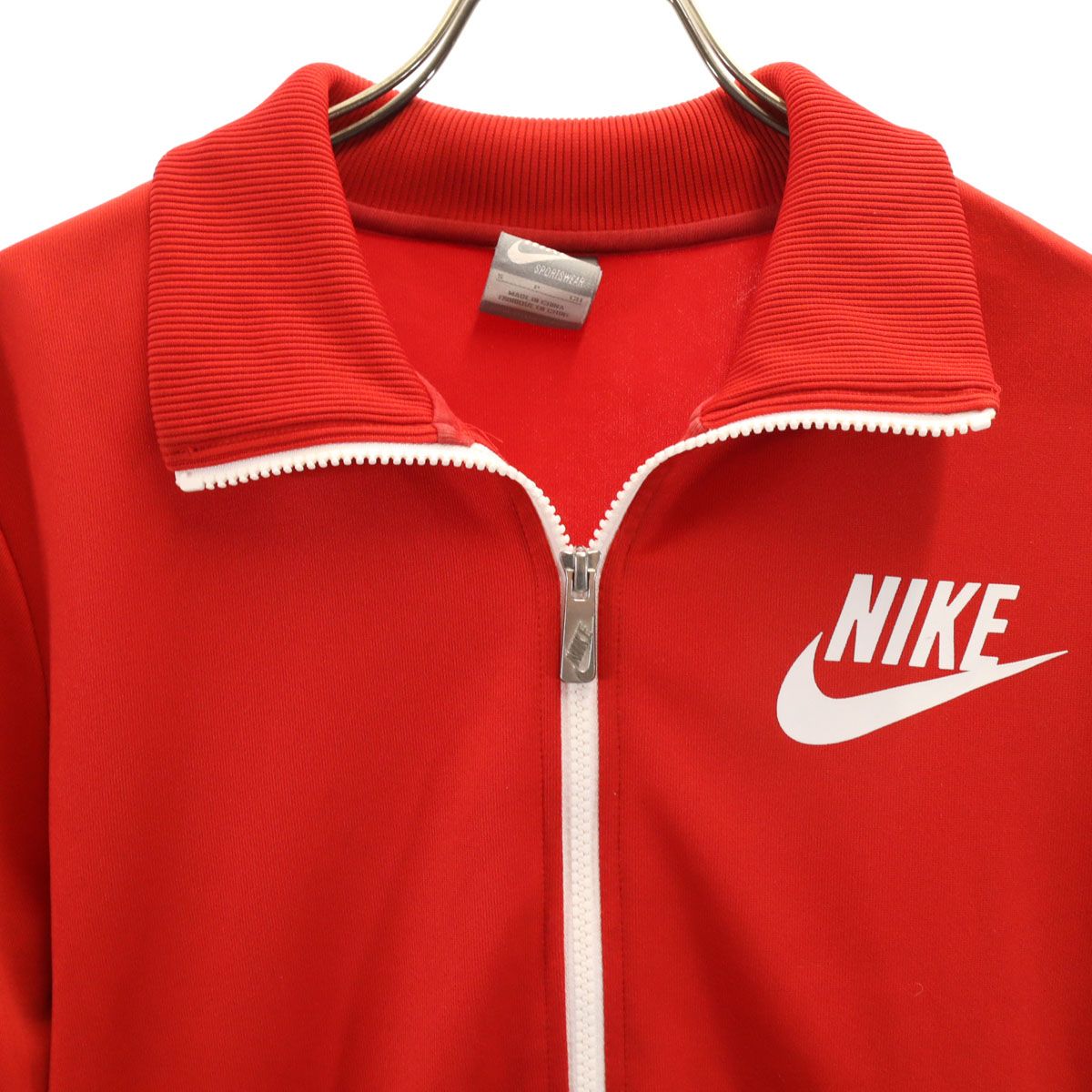NIKE ナイキ トラックジャケット S レッド ジャージ メンズ 古着 