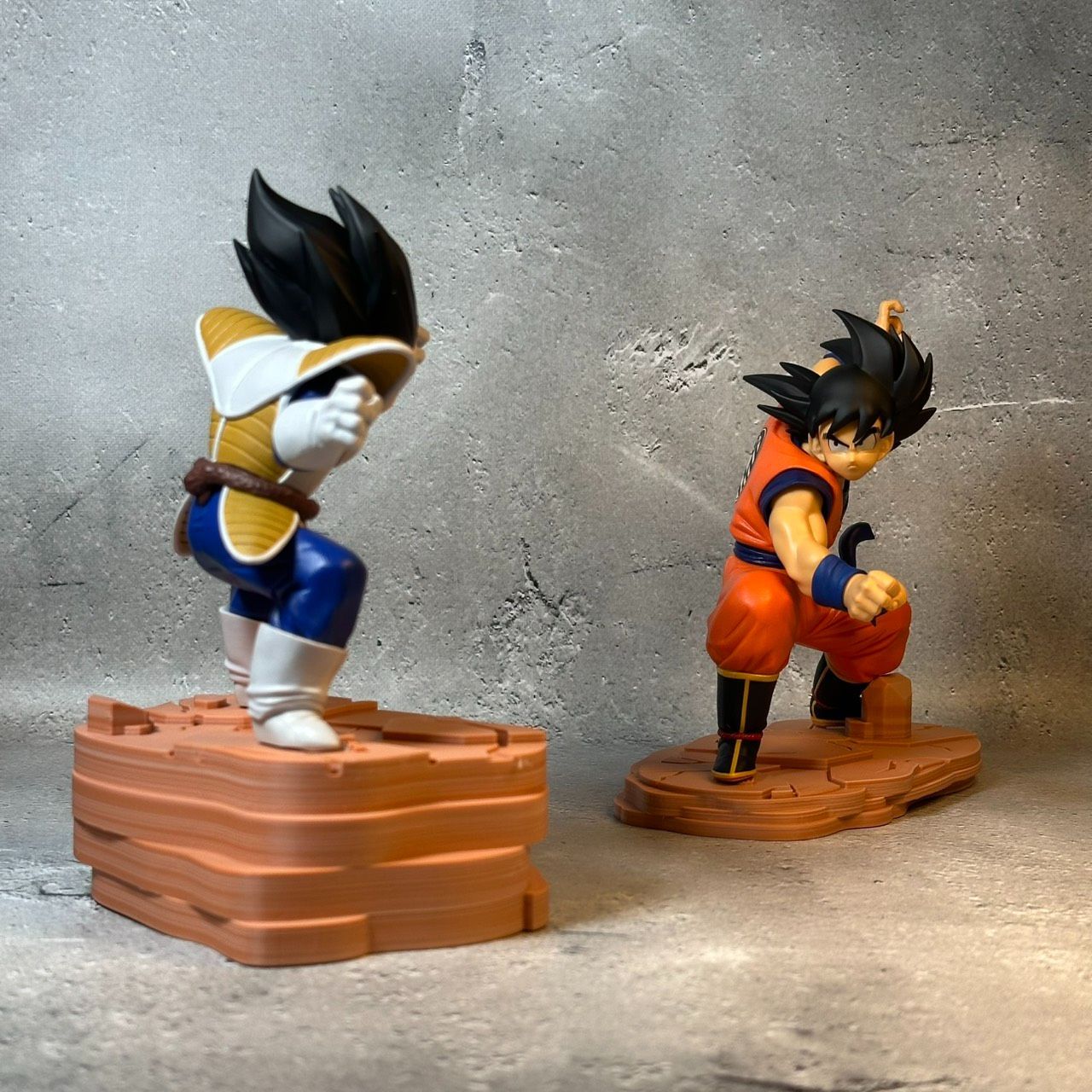 ドラゴンボール　孫悟空　ベジータ　台座　ジオラマ　フィギュア　フリーザ編 自作台座のみ 【ジオラマ台座】ドラゴンボールZ MATCH MAKERS 孫悟空