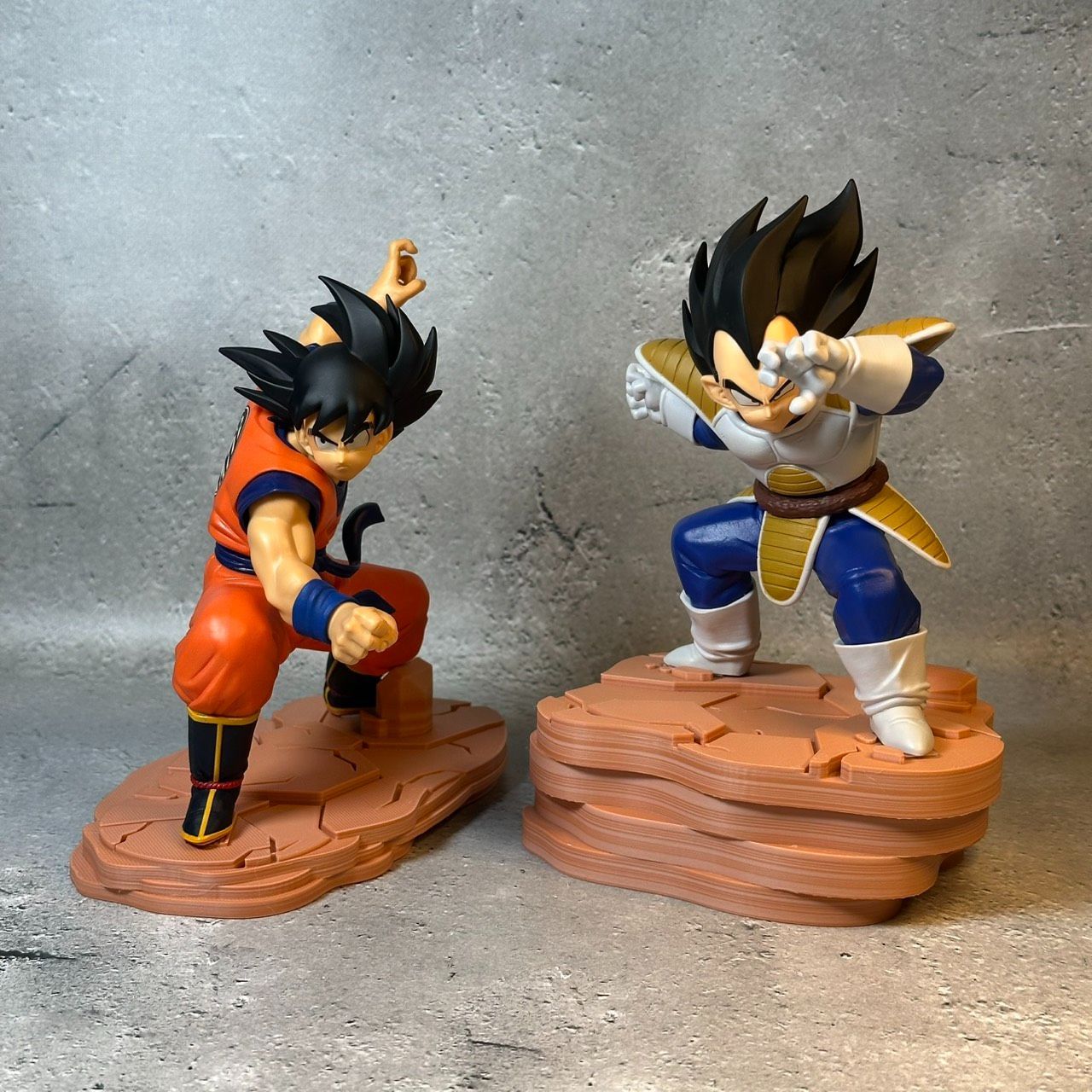 ドラゴンボール　孫悟空　ベジータ　台座　ジオラマ　フィギュア　フリーザ編 自作台座のみ 【ジオラマ台座】ドラゴンボールZ MATCH MAKERS 孫悟空