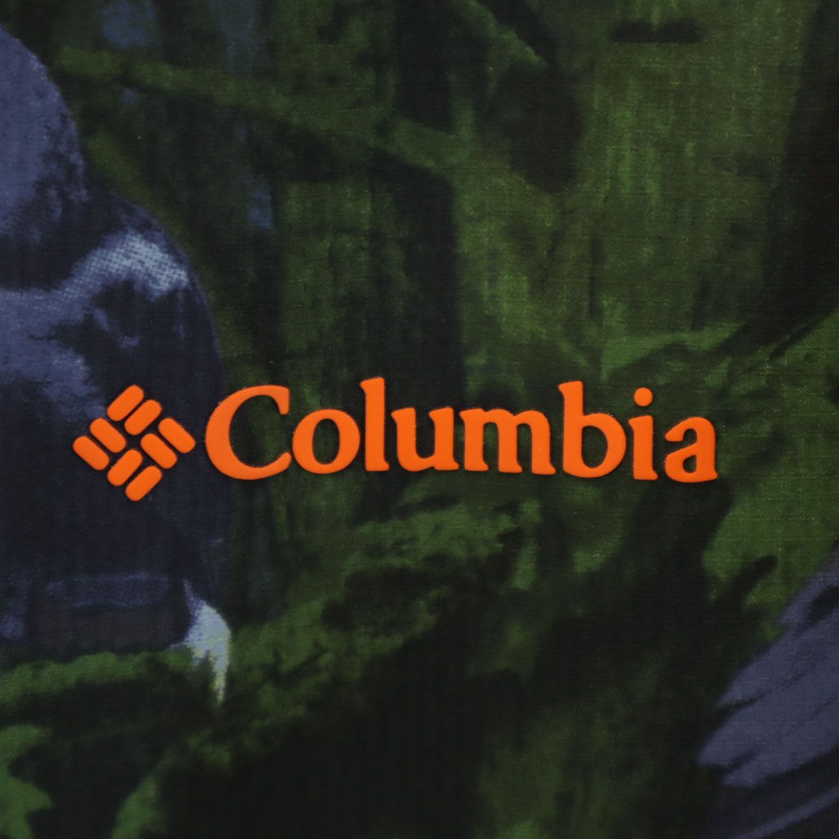 Columbia コロンビア バードカモ柄 ナイロンジャケット S カーキ アウトドア メンズ 古着