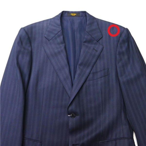 Savile Row セヴィルロウ GUY DORMEUIL 2つボタン シングルスーツ A5 M
