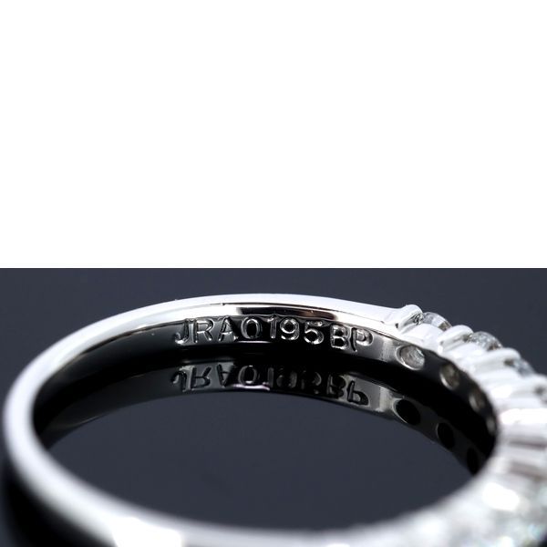 ロイヤルアッシャー ダイヤモンド 0.50ct エタニティ リング Pt950