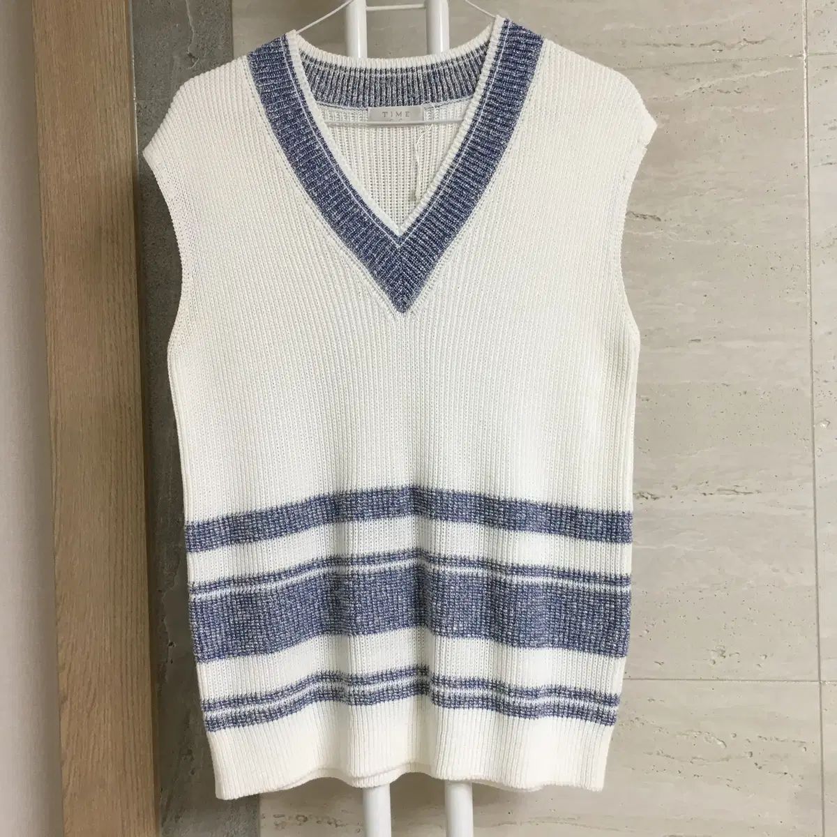 (新品) TIME タイム Vネック ニット BEST ベスト 90