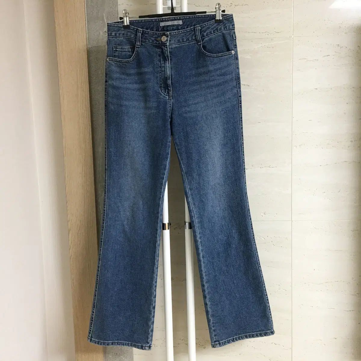 ジーカット 23年 セミ ブーツカット イージー デニム パンツ 27