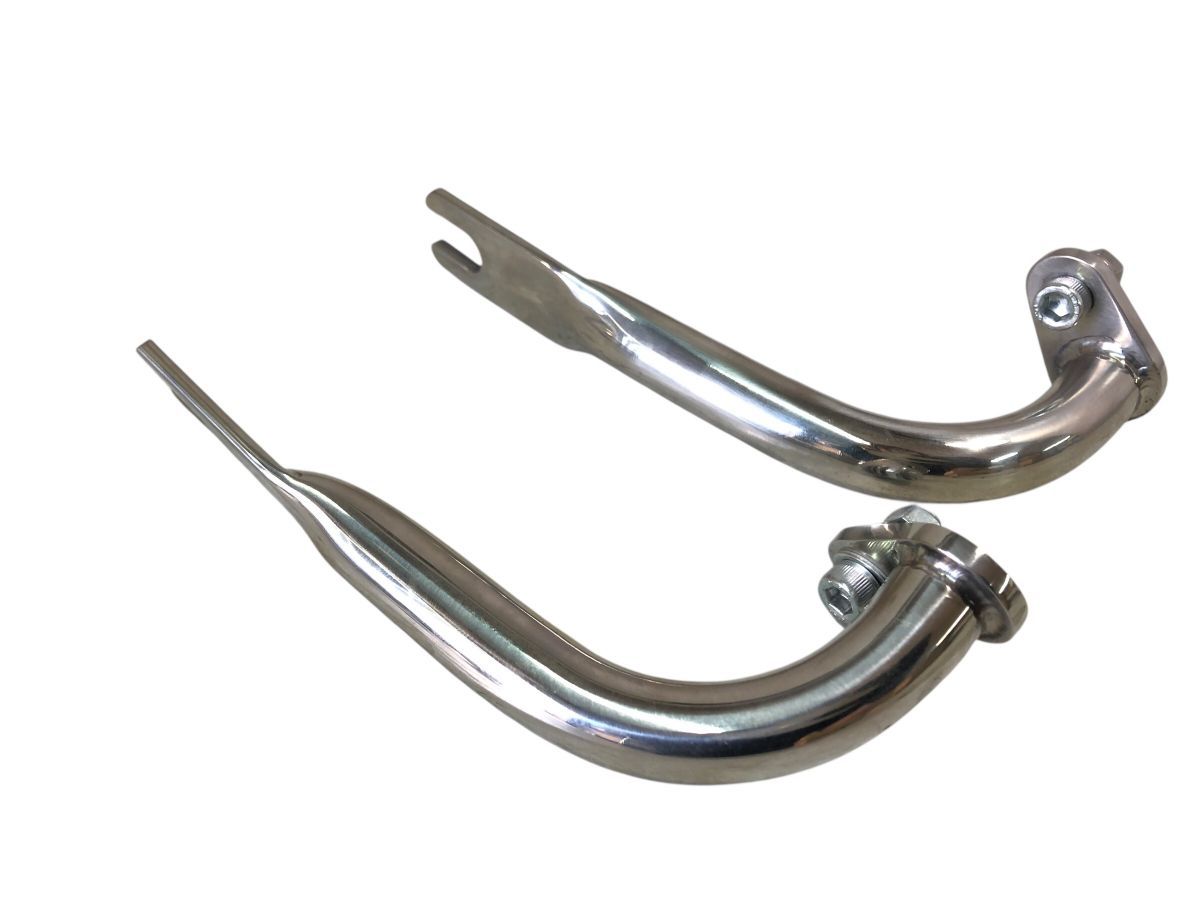 HONDA　DAX50　ダックス　ST50　ステンレス　グラブバー　左右セット　水野板金　バフ仕上げ（中古）2930-N3897
