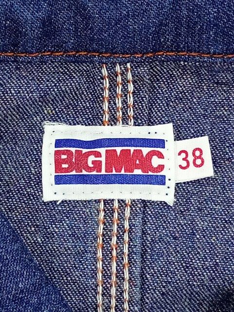 P112 [人気] BIG MAC ビッグマック デニムジャケット 38 インディゴ
