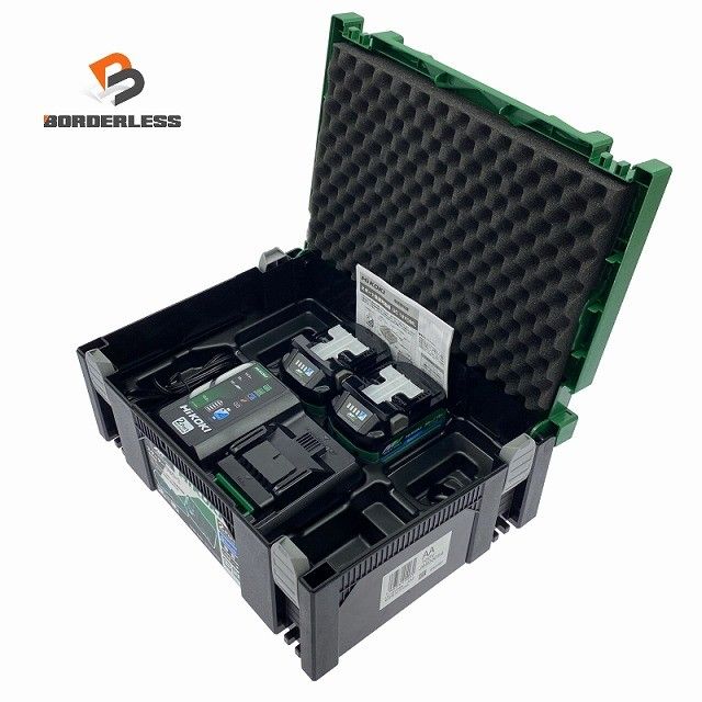 ☆未使用品☆HiKOKI ハイコーキ スターターキット1 2XAZ バッテリー2個(BSL36A18BX) 2ポート急速充電器(UC18YDML)130817