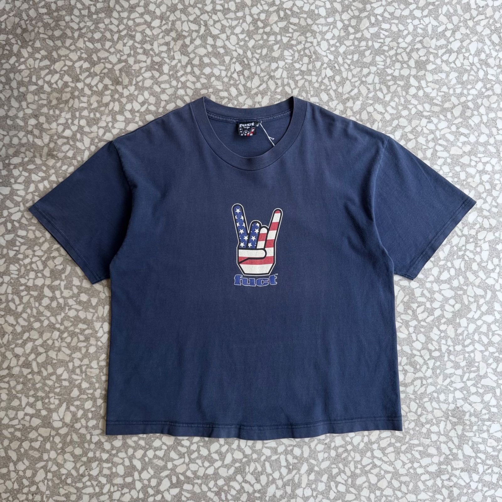 Archive アーカイブ Y2K ] FUCT / 90's usa製 hand sign Tee size L