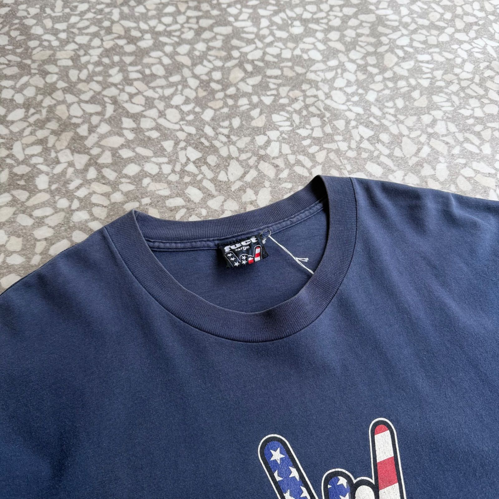 Archive アーカイブ Y2K ] FUCT / 90's usa製 hand sign Tee size L