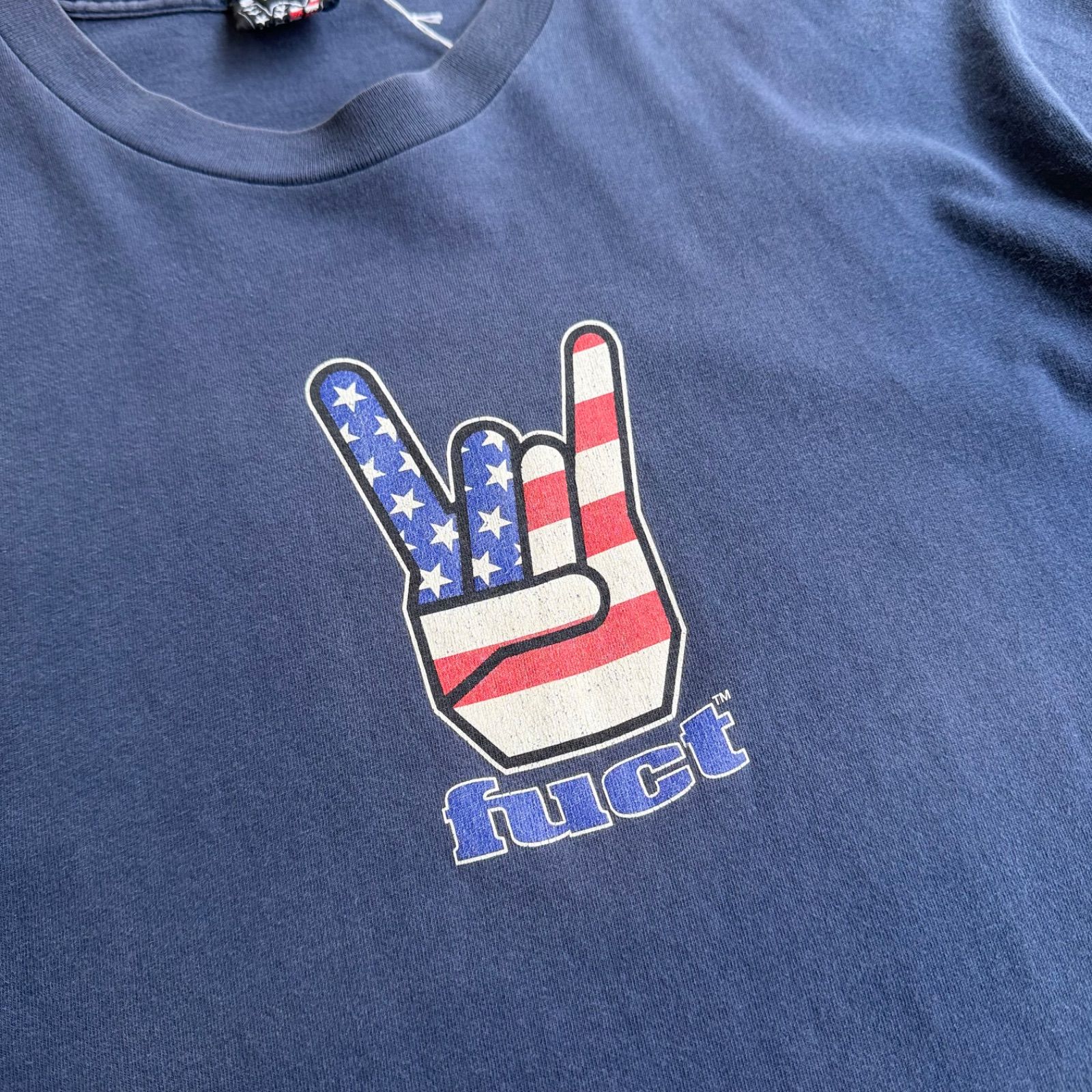 Archive アーカイブ Y2K ] FUCT / 90's usa製 hand sign Tee size L