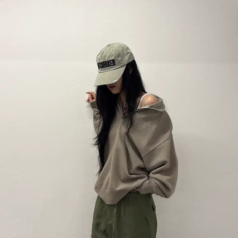 CIOTA ハーフジップ スウェットシャツ