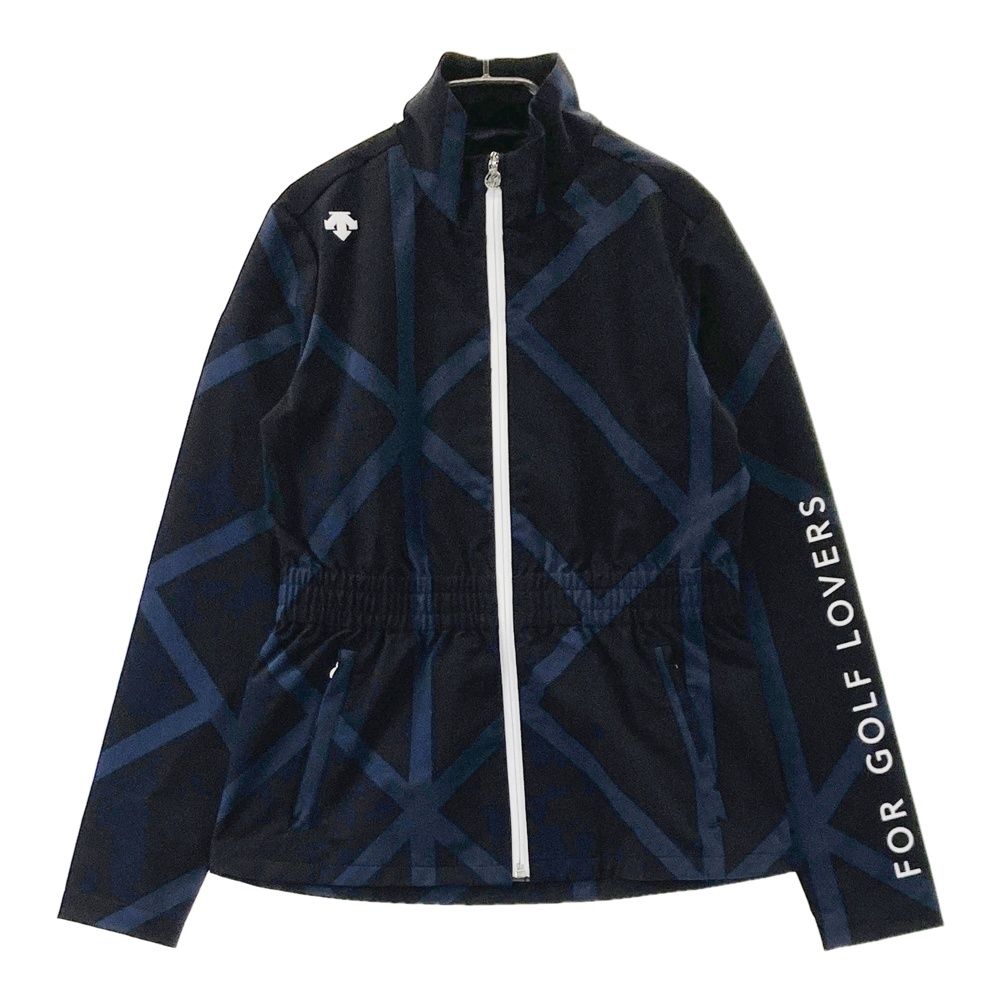 サイズ：S DESCENTE GOLF デサントゴルフ 長袖 ジップジャケット ブラック系 [240101660288] ゴルフウェア レディース ストスト