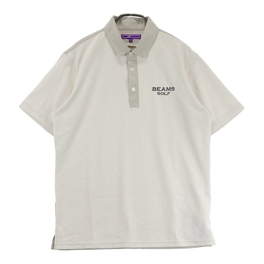 BEAMS GOLF ベージュ ポロシャツ Ｌ サイズ：M BEAMS GOLF ビームスゴルフ 2024年モデル 半袖ポロシャツ
