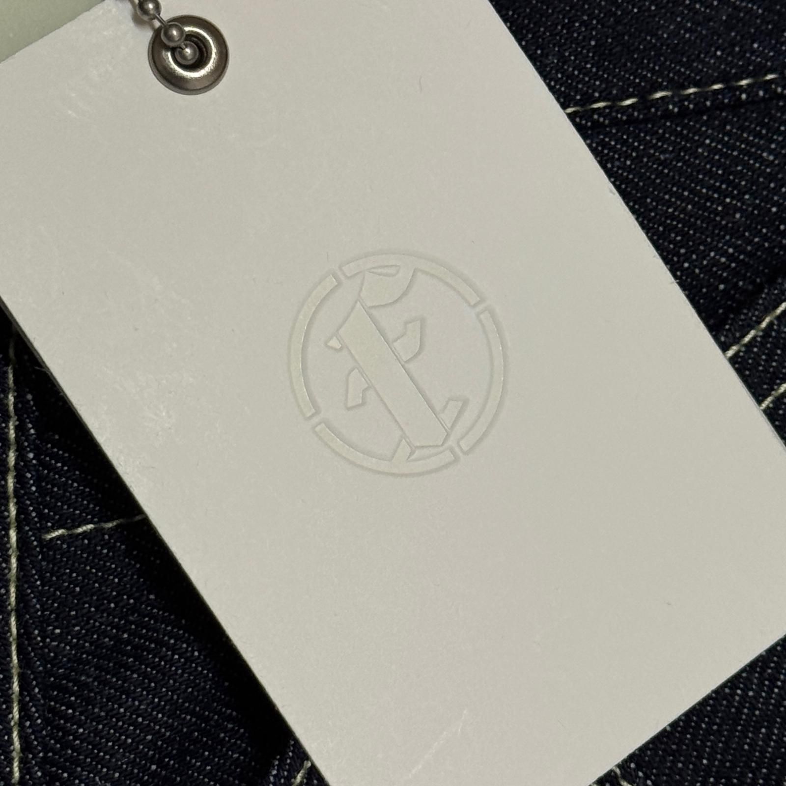 参考上代41800円 未使用 FAF(Fake As Flowers) newcommune baggy denim