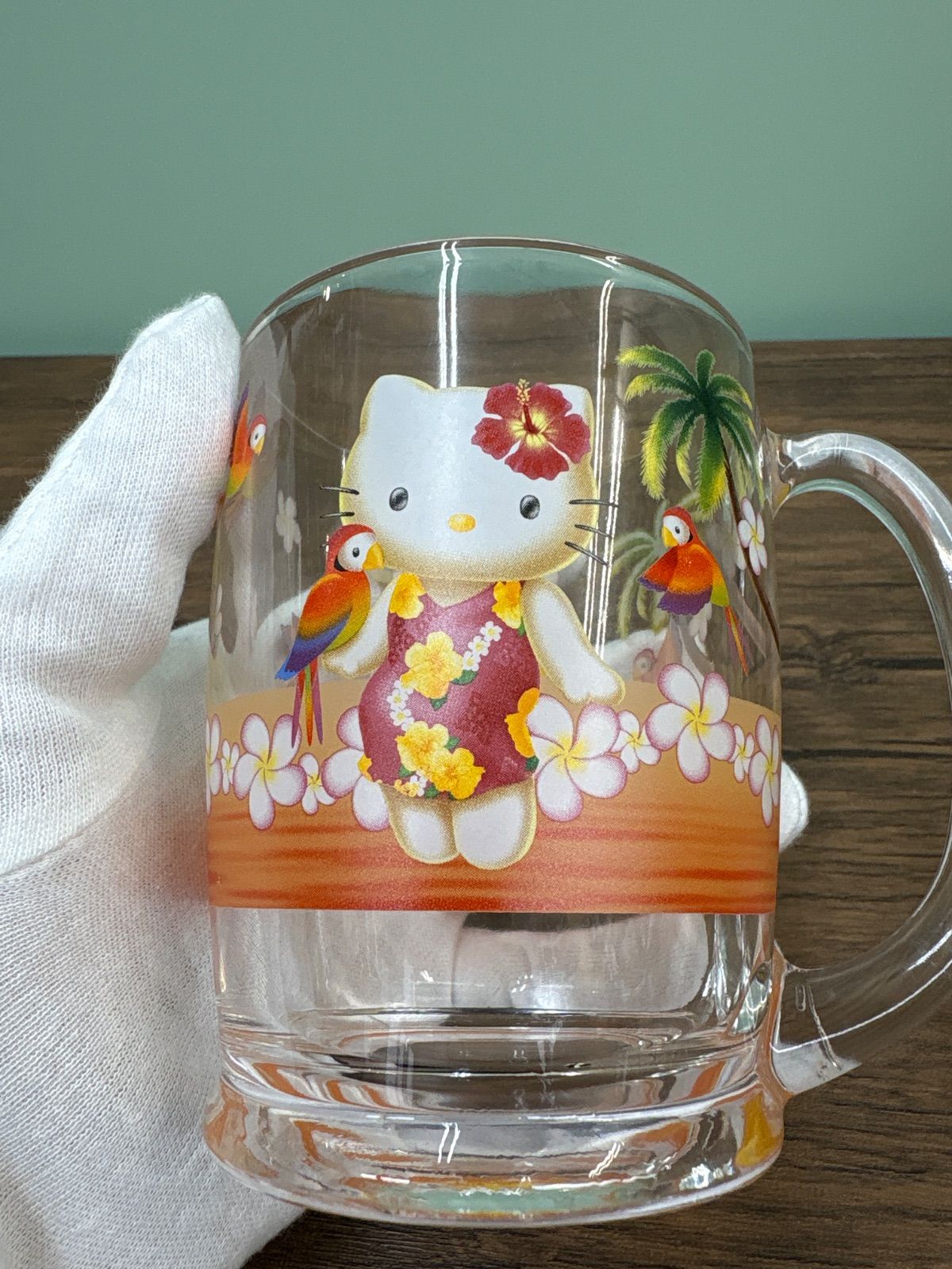 00s 平成 レトロ SANRIO HELLO KITTY DEAR DANIEL グラス4点セット 送料無料♪
