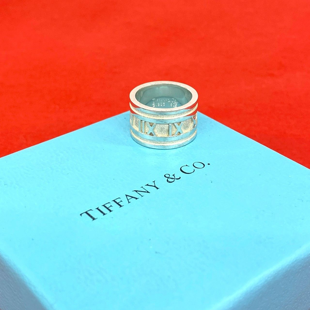極 美品 TIFFANY&Co. ティファニー ヴィンテージ ワイド アトラス