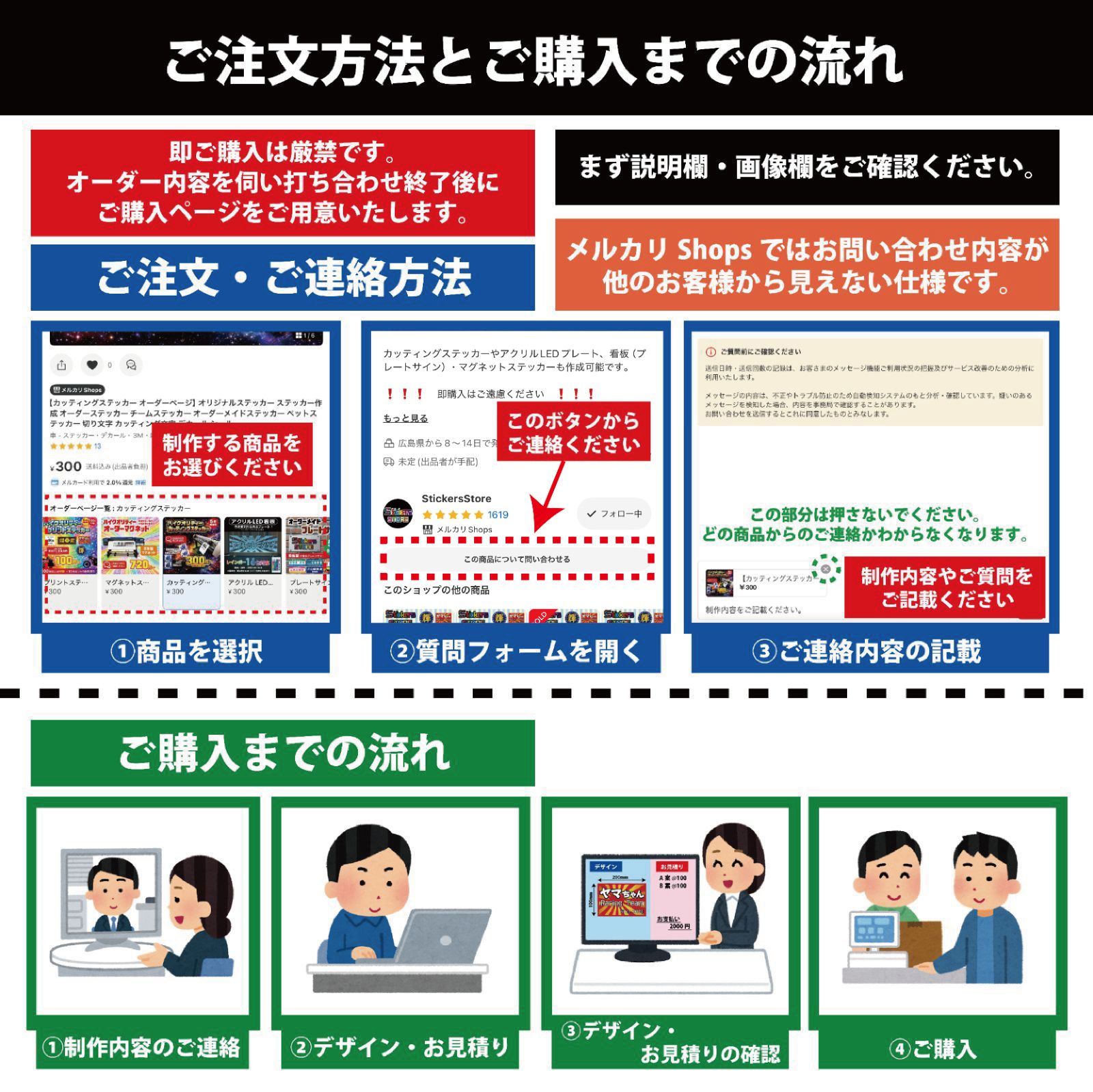Get様 オーダーページ ステッカー 新規作成のオーダーページ ロゴステッカー オーダー 専用