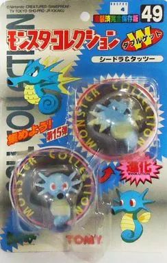 【中古】フィギュア シードラ＆タッツー 「ポケットモンスター」 モンスターコレクション Wゲット(ダブルゲット) 49