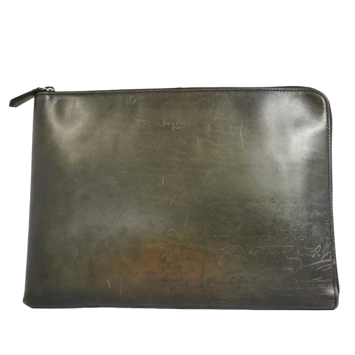 美品 ベルルッティ Berluti バッグ ニノ GM クラッチバッグ セカンド 
