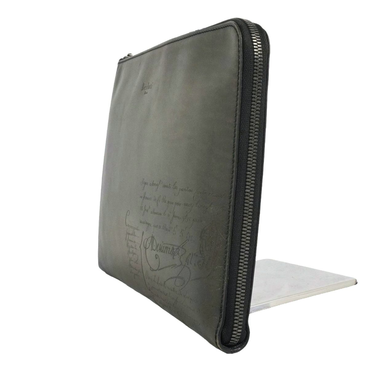 美品 ベルルッティ Berluti バッグ ニノ GM クラッチバッグ セカンド 