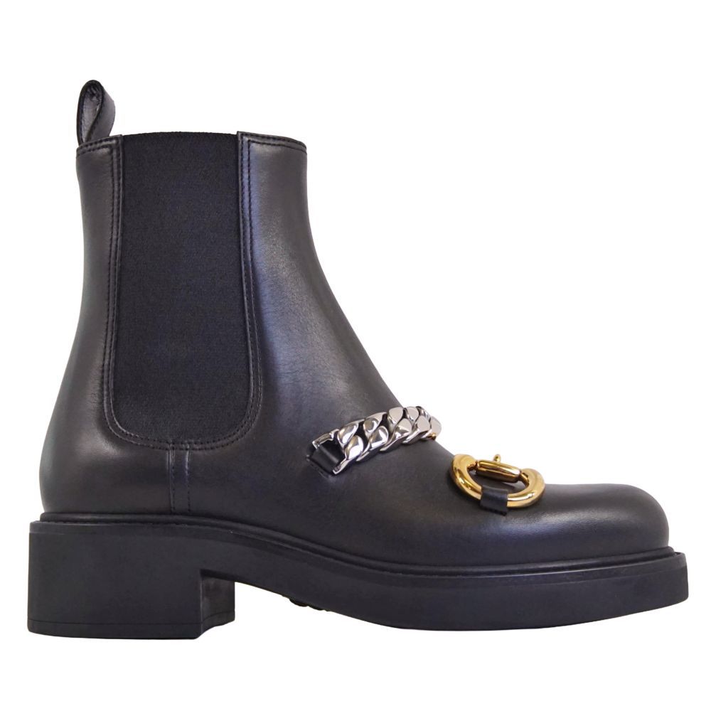 未使用 グッチ GUCCI ブーツ サイドゴアブーツ チェルシーブーツ