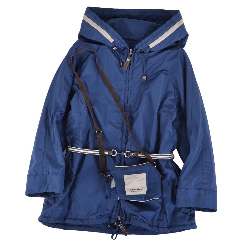 極美品 エス マックスマーラ Max Mara ジャケット フード付き ブルゾン