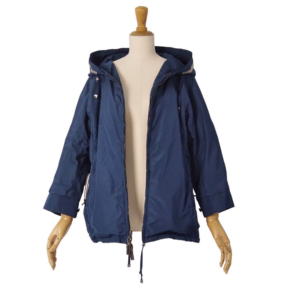 極美品 エス マックスマーラ Max Mara ジャケット フード付き ブルゾン