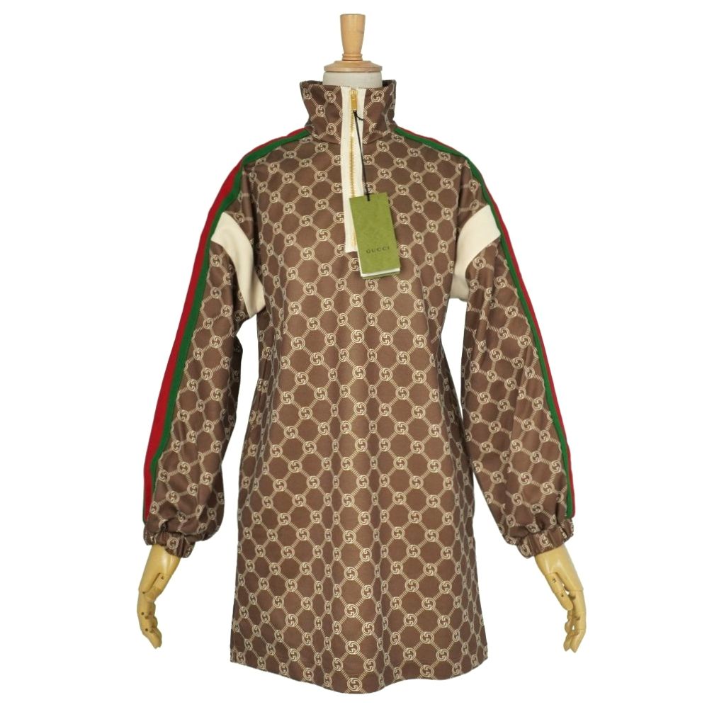 未使用 グッチ GUCCI ワンピース テクニカルジャージー ドレス